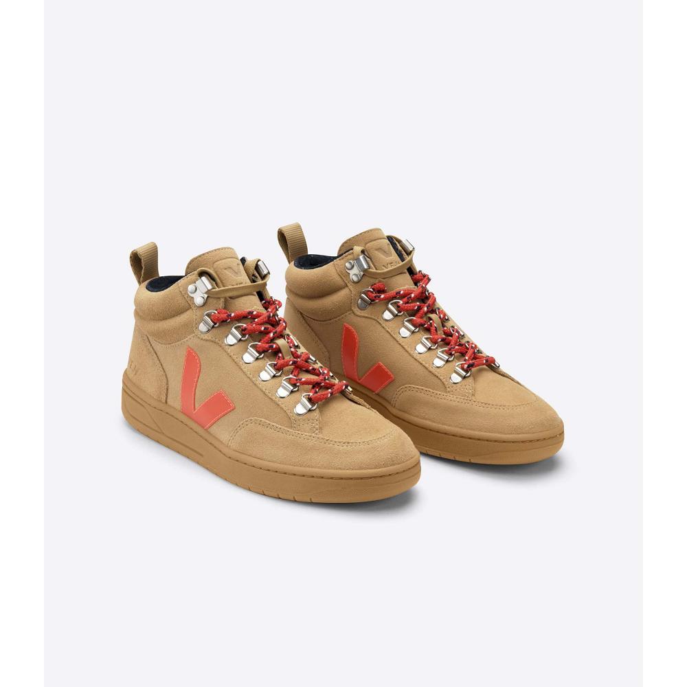 Orange Women's Veja RORAIMA SUEDE High Tops | AU 362GSO